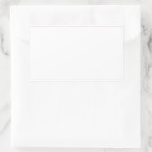 スパイス瓶の金ゴールド縁ど空白の長方形のシール 長方形シール (バッグ)