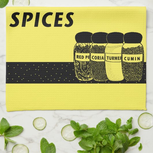 スパイス キッチンタオル (折り畳み)