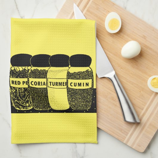 スパイス キッチンタオル (四つ折り)