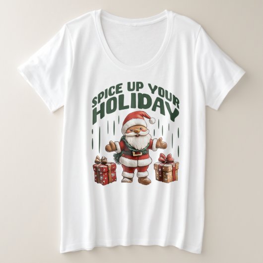 スパイス プラスサイズTシャツ (デザイン正面)