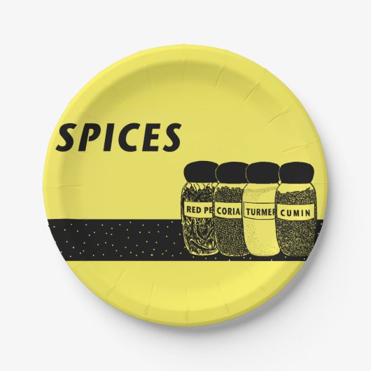 スパイス ペーパープレート (正面)