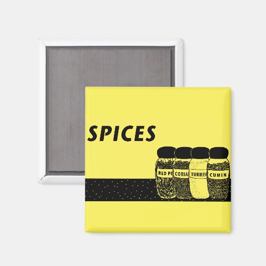 スパイス マグネット (正面/裏面)