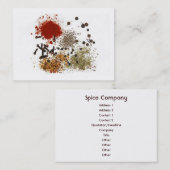 スパイス 名刺 (正面/裏面)