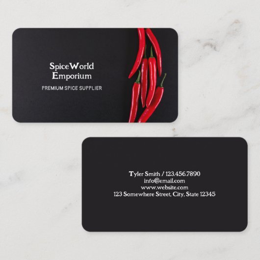 スパイス 名刺 (正面/裏面)