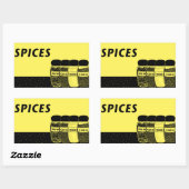 スパイス 長方形シール (シート)