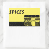 スパイス 長方形シール (バッグ)