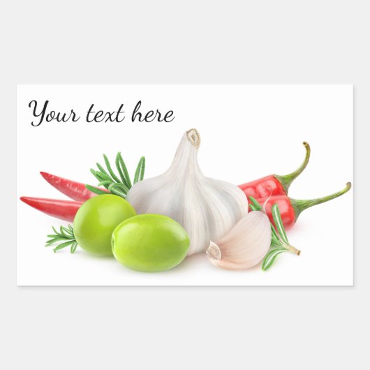 スパイス 長方形シール (正面)