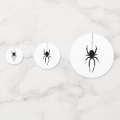 スパイダオンくもの巣絵画のパーティー紙吹雪 コンフェッティ (正面)