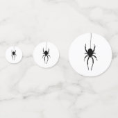 スパイダオンくもの巣絵画のパーティー紙吹雪 コンフェッティ (裏面)
