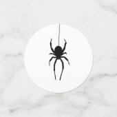 スパイダオンくもの巣絵画のパーティー紙吹雪 コンフェッティ (スモール正面)