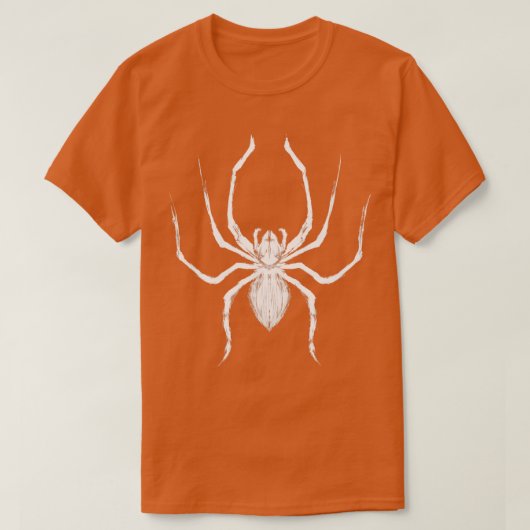 スパイダグランジホワイト Tシャツ (デザイン正面)