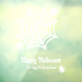 スパイダパーソナライズされたウのハロウィーン ウィンドウサイン (シート3)