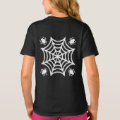 スパイダパーソナライズされたウのハロウィーン Tシャツ (裏面)