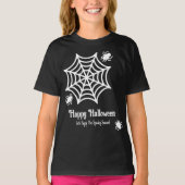 スパイダパーソナライズされたウのハロウィーン Tシャツ (正面)