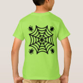 スパイダパーソナライズされたウのハロウィーン Tシャツ (裏面)