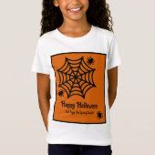 スパイダパーソナライズされたウのハロウィーン Tシャツ (正面)