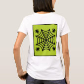 スパイダパーソナライズされたウのハロウィーン Tシャツ (裏面)