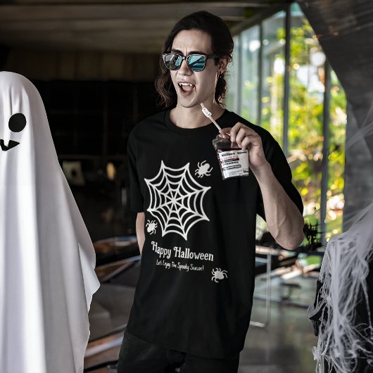 スパイダパーソナライズされたウのハロウィーン Tシャツ