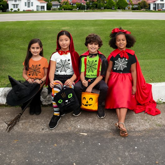 スパイダパーソナライズされたウのハロウィーン Tシャツ