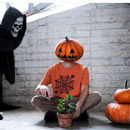 スパイダパーソナライズされたウのハロウィーン Tシャツ