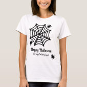 スパイダパーソナライズされたウのハロウィーン Tシャツ (正面)