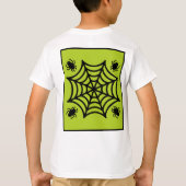 スパイダパーソナライズされたウのハロウィーン Tシャツ (裏面)
