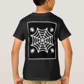スパイダパーソナライズされたウのハロウィーン Tシャツ (裏面)