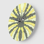 スパイダファンキーレッグのアクリルウォールクロック ラージ壁時計 (傾斜)