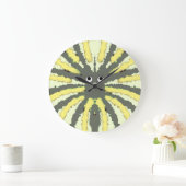 スパイダファンキーレッグのアクリルウォールクロック ラージ壁時計 (ホーム)