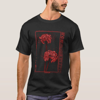 スパイダリ日本のーのソフトグランジアニメの美学 Tシャツ