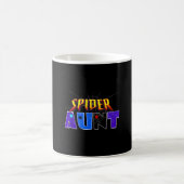 スパイダーおばさんデザイン母の日家族の誕生日 コーヒーマグカップ (中央)