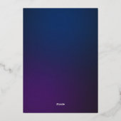 スパイダーくもの巣ハロウィーン 箔シーズンカード (裏面)