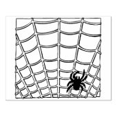 スパイダーとくもの巣イラストレーションアートスタンプ ラバースタンプ (インプリント)