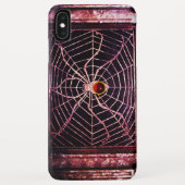 スパイダーとくもの巣レッドルビーブラック Case-Mate iPhoneケース (裏面)