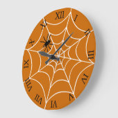 スパイダーとくもの巣 ラージ壁時計 (傾斜)