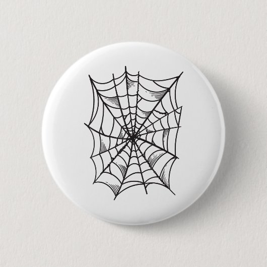スパイダーとスパイダーウェブの衣装_ハロウィーン簡単Gif 缶バッジ (正面)