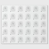 スパイダーとスパイダーウェブシンプルのパターンハロウィン ラッピングペーパー (フラット)