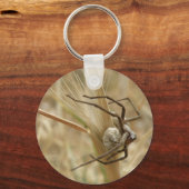 スパイダーと卵の嚢キーチェーン キーホルダー (正面)