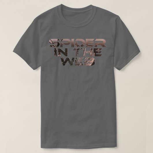 スパイダーのくもの巣 Tシャツ (デザイン正面)