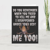 スパイダーのリベンジ・ハロウィーン カード (正面)