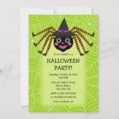 スパイダーウィッチハローウィンパーティ 招待状 (正面)