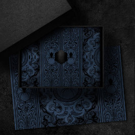 スパイダーウィッチ |ほこりっぽい石板ブルースパイダーウェブフローリッシュ 薄葉紙