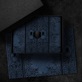 スパイダーウィッチ |ほこりっぽい石板ブルースパイダーウェブフローリッシュ 薄葉紙