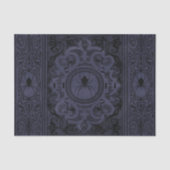 スパイダーウィッチ |ほこりっぽい紫色のスパイダーウェブの花色 薄葉紙 (正面)