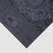 スパイダーウィッチ |ほこりっぽい紫色のスパイダーウェブの花色 薄葉紙 (詳細)