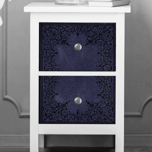 スパイダーウィッチ |ほこりっぽい紫色のスパイダーウェブの花色 薄葉紙