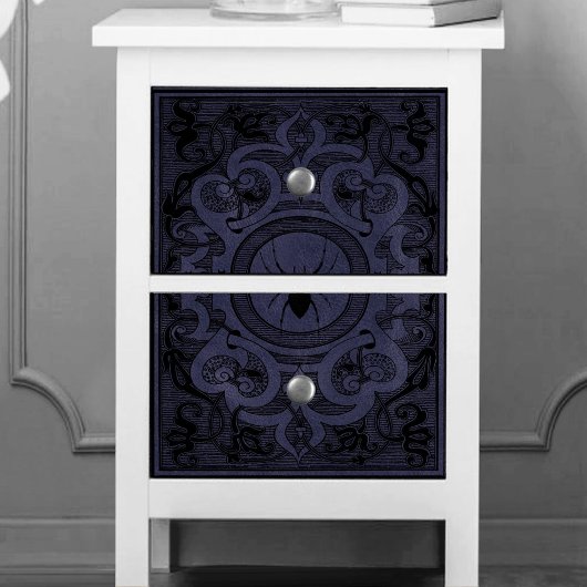 スパイダーウィッチ |ほこりっぽい紫色のスパイダーウェブの花色 薄葉紙