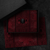 スパイダーウィッチ |濃い赤のファンタジースパイダーウェブフローリッシュ 薄葉紙