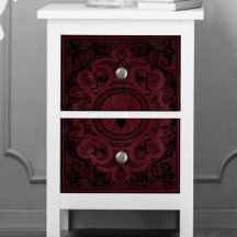 スパイダーウィッチ |濃い赤のファンタジースパイダーウェブフローリッシュ