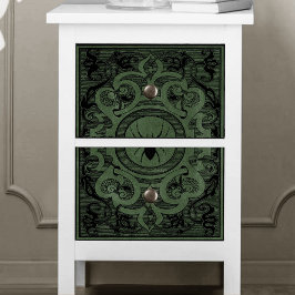 スパイダーウィッチ | Sage Green Spiderweb Flowish 薄葉紙